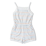 Organic Tank Romper - Cabana Stripes