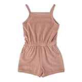 Organic Tank Romper - Clay