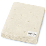 Organic Pointelle Luxury Knit Swaddle Blanket