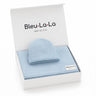 Luxe Collection 100% Organic Cotton Luxury Knit Baby Blanket + Hat Set with Gift Box