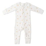 Organic 2-Way Zip Romper - Lemons