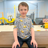 Bamboo Short Sleeve Crew Neck Tee in Dig It