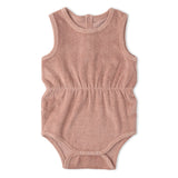 Organic Clinch Romper - Clay