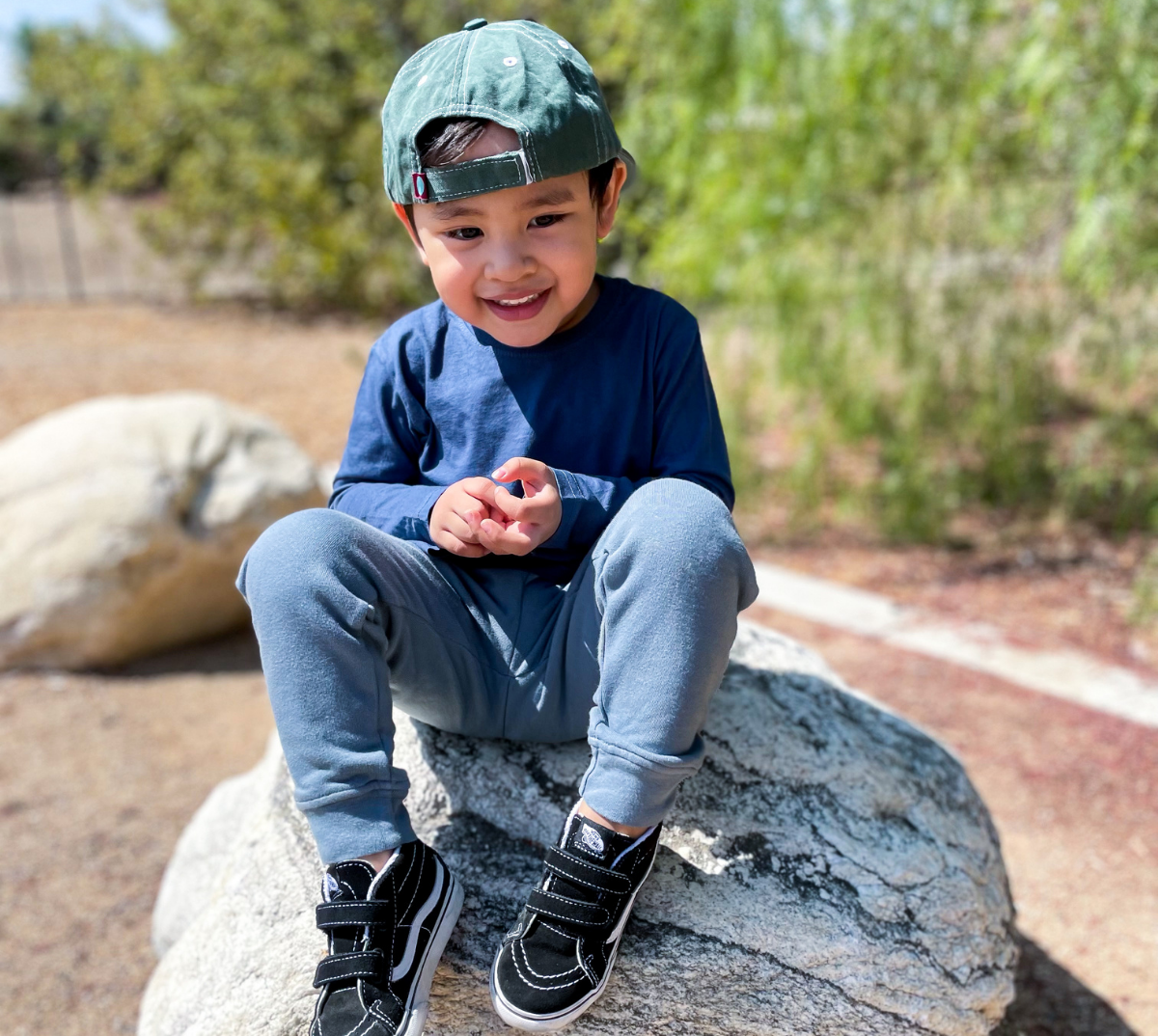 Boys and Girls 100% Cotton Twill UPF 50+ Baseball Hat (Dyed & Finished in USA*)