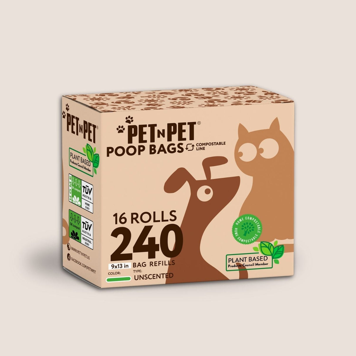 Plant-based Dog Poop Bags