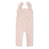 Organic Flutter Romper - Peony