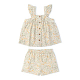 Organic Flutter Top & Shorts Set - Bloomfield