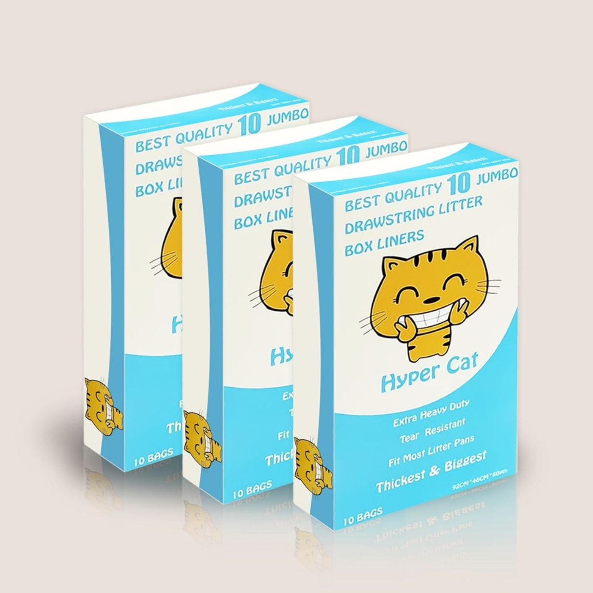 Jumbo Cat Litter Box Liners