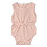 Organic Clinch Romper - Blush