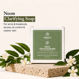 Ayurvedic Neem Cleansing  Soap Bar with Cow Milk & Ghee (Tridoshic)