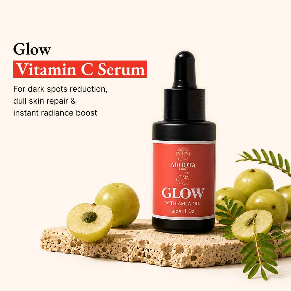 Glow Vitamin C Serum: Astaxanthin X Amla Oil (Tridoshic)