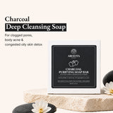Ayurvedic Charcoal Purifying Soap Bar with Cow Milk & Ghee (Kapha)