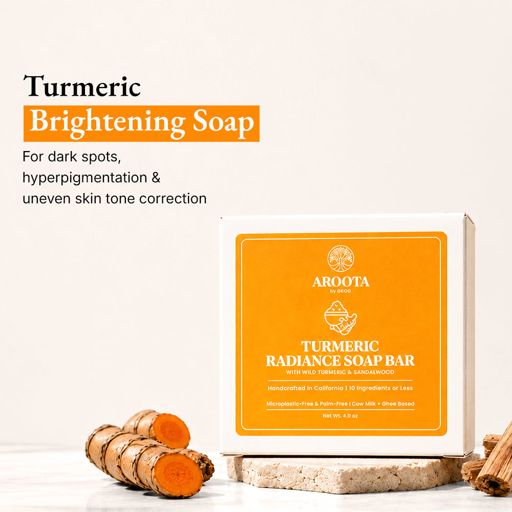 Ayurvedic Turmeric Soap Bar with Cow Milk & Ghee (Pitta)