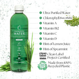 Chlorophyll Water® (Case of 12): Purified Mountain Spring Water with Essential Vitamins