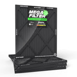 PuroAir HVAC Mega Filter MERV 13 Pleated Plus Activated Carbon Air Filter
