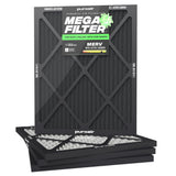 PuroAir HVAC Mega Filter MERV 13 Pleated Plus Activated Carbon Air Filter