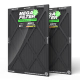 PuroAir HVAC Mega Filter MERV 13 Pleated Plus Activated Carbon Air Filter