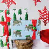 Elephant Tree • Double-Sided Eco Wrapping Paper • Holiday Edition