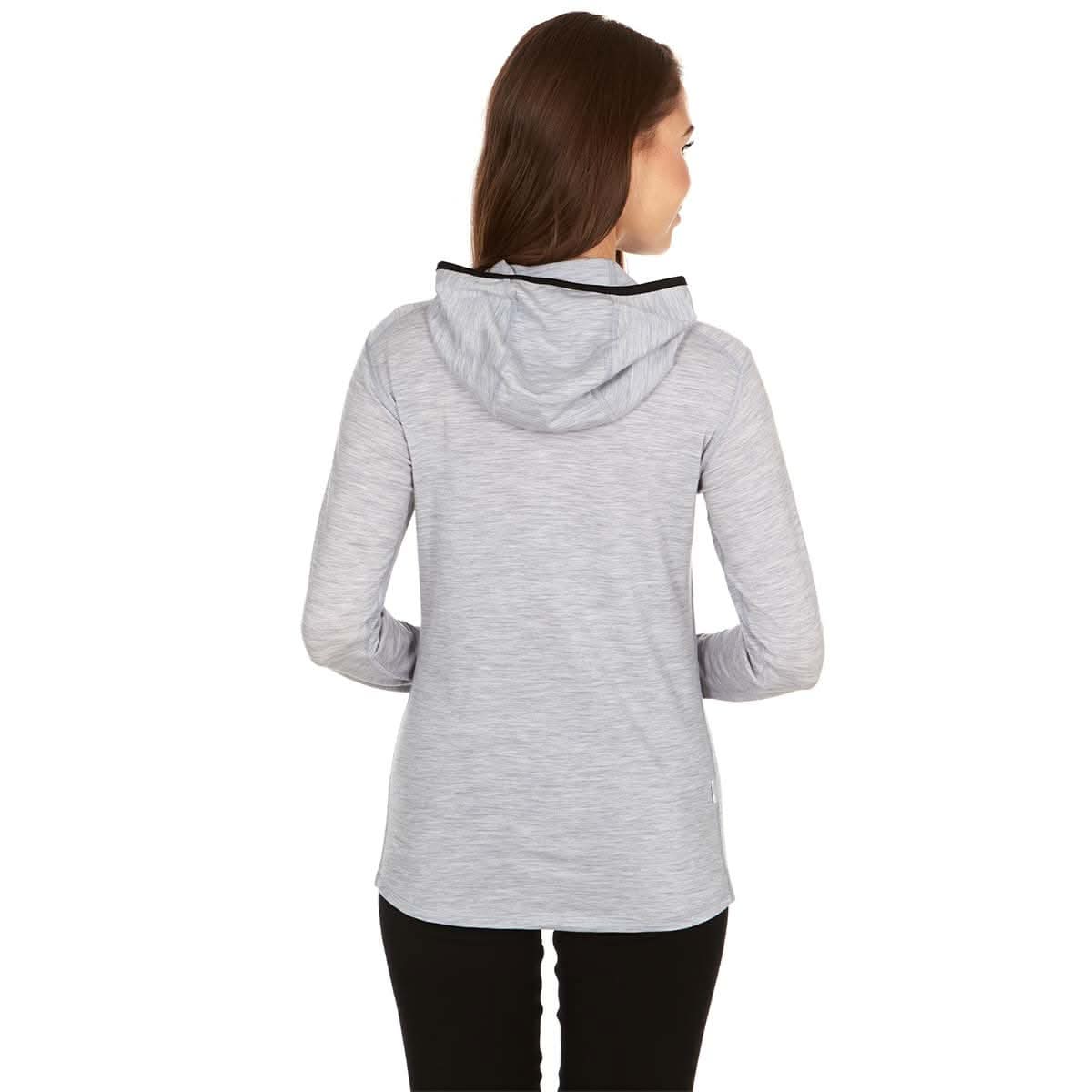 Micro­weight - Women's 1/4 Zip Sun Hoodie Woolverino