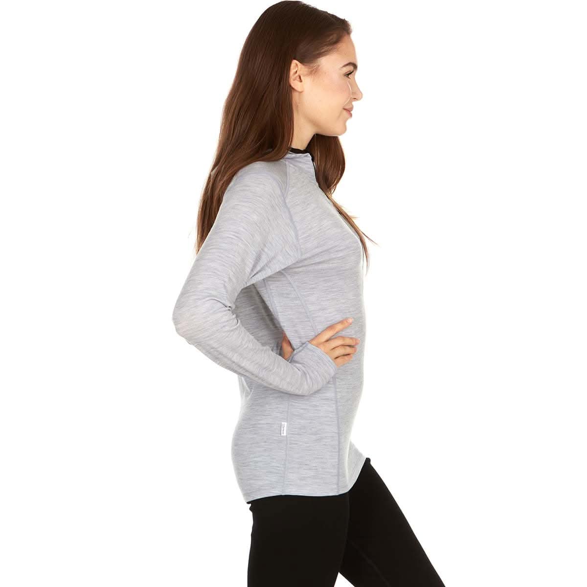Micro­weight - Women's 1/4 Zip Sun Hoodie Woolverino