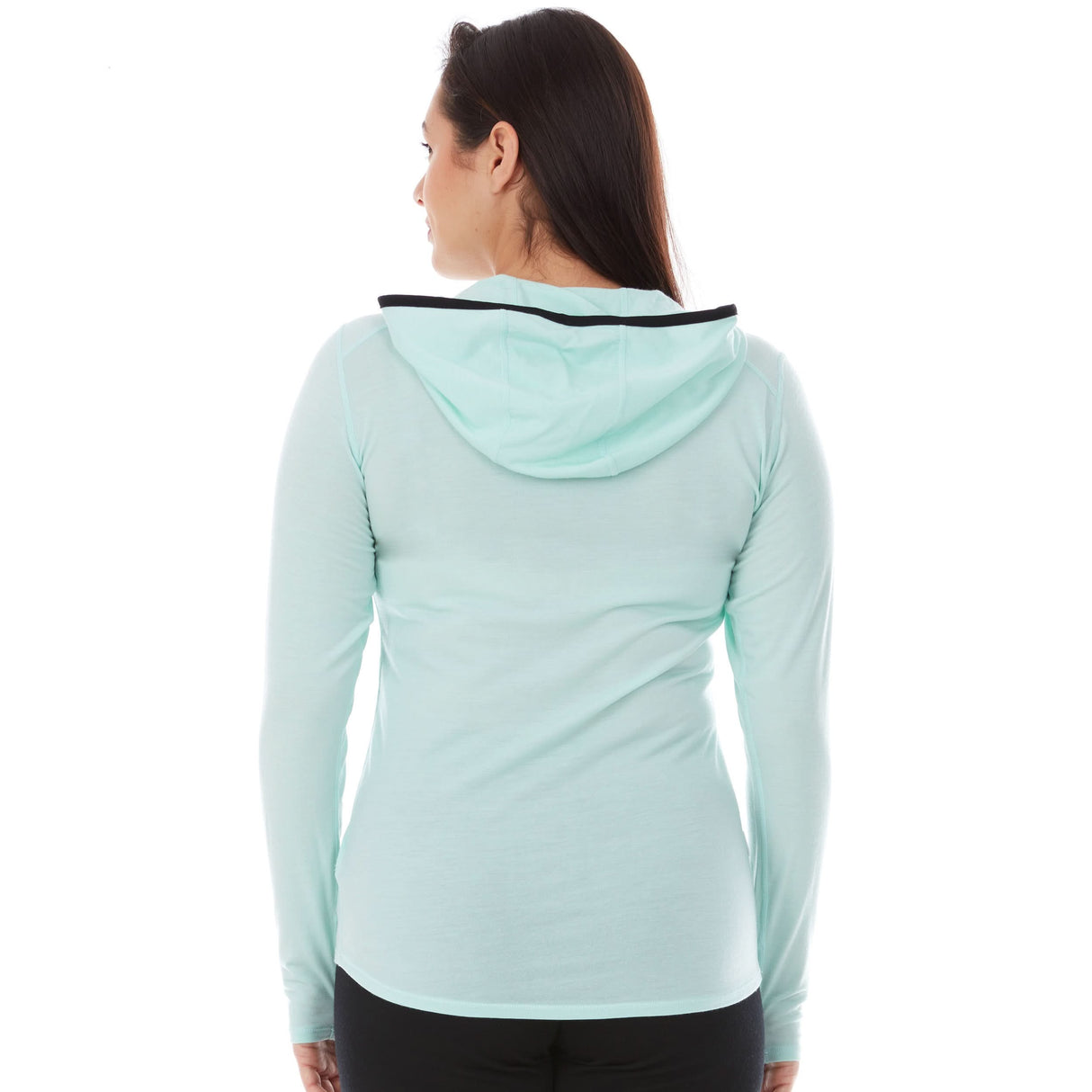 Micro­weight - Women's 1/4 Zip Sun Hoodie Woolverino