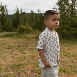 Organic Shirt & Shorts Set - Poppy