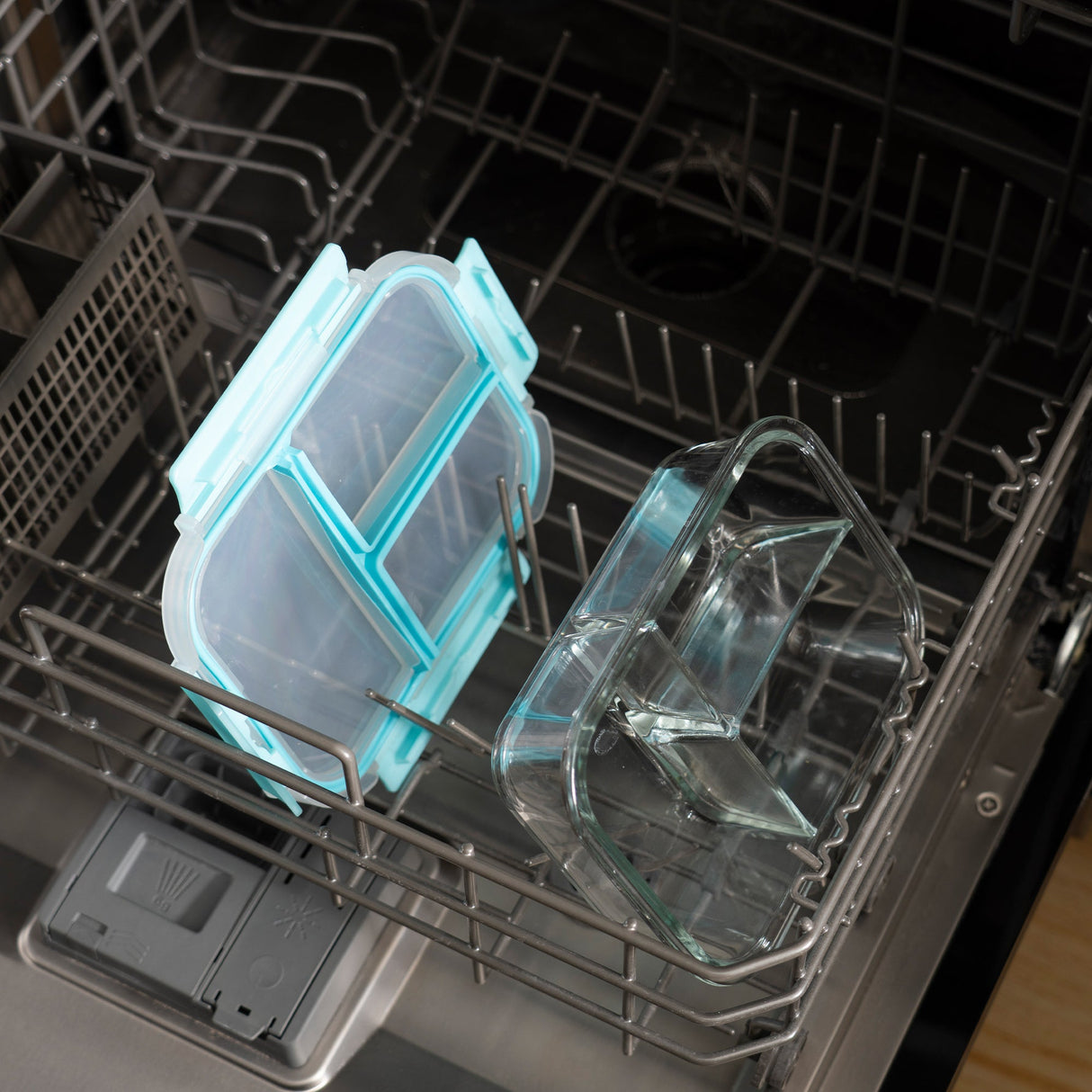 Glass Bento Box - 3 Sections (Vanilla)