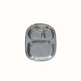 Unicorn Stainless Steel Divided Plate Set (Two)