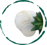 Natural Loofah Pads 5-pcs