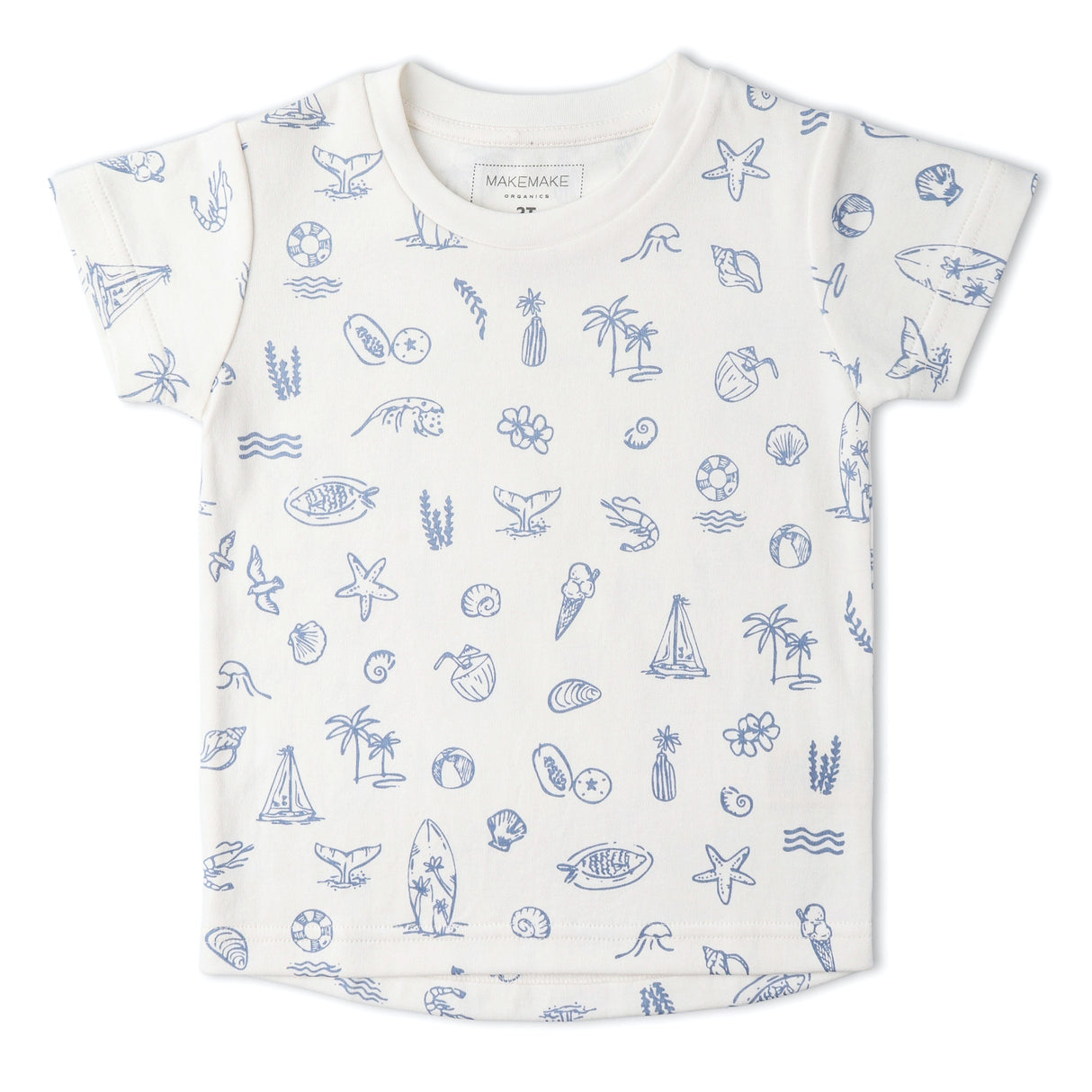 Organic Tee & Shorts Set - Coastal