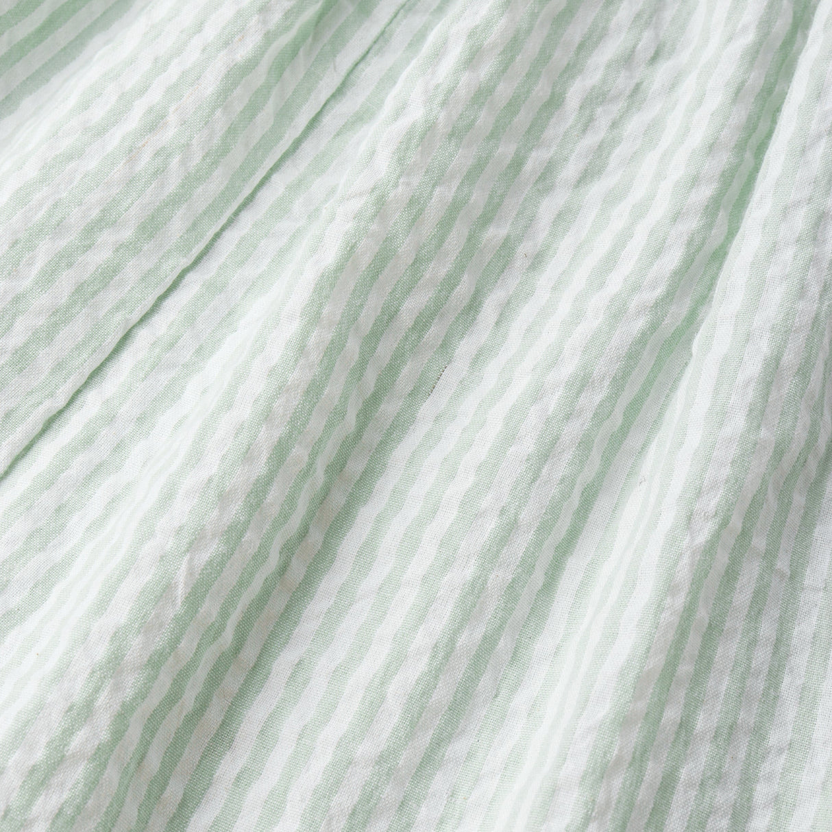 Organic Flutter Jumpsuit - Basil Stripes