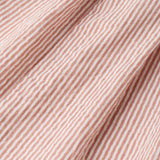 Organic Smocked Top And Bloomer Set - Coral Stripes