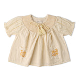 Organic Smocked Top & Shorts Set - Butter Yellow