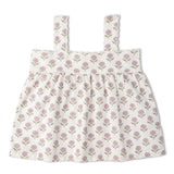 Organic Scalloped Top & Bloomers Set - Lavender