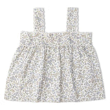 Organic Scalloped Top & Bloomers Set - Tulle Floral