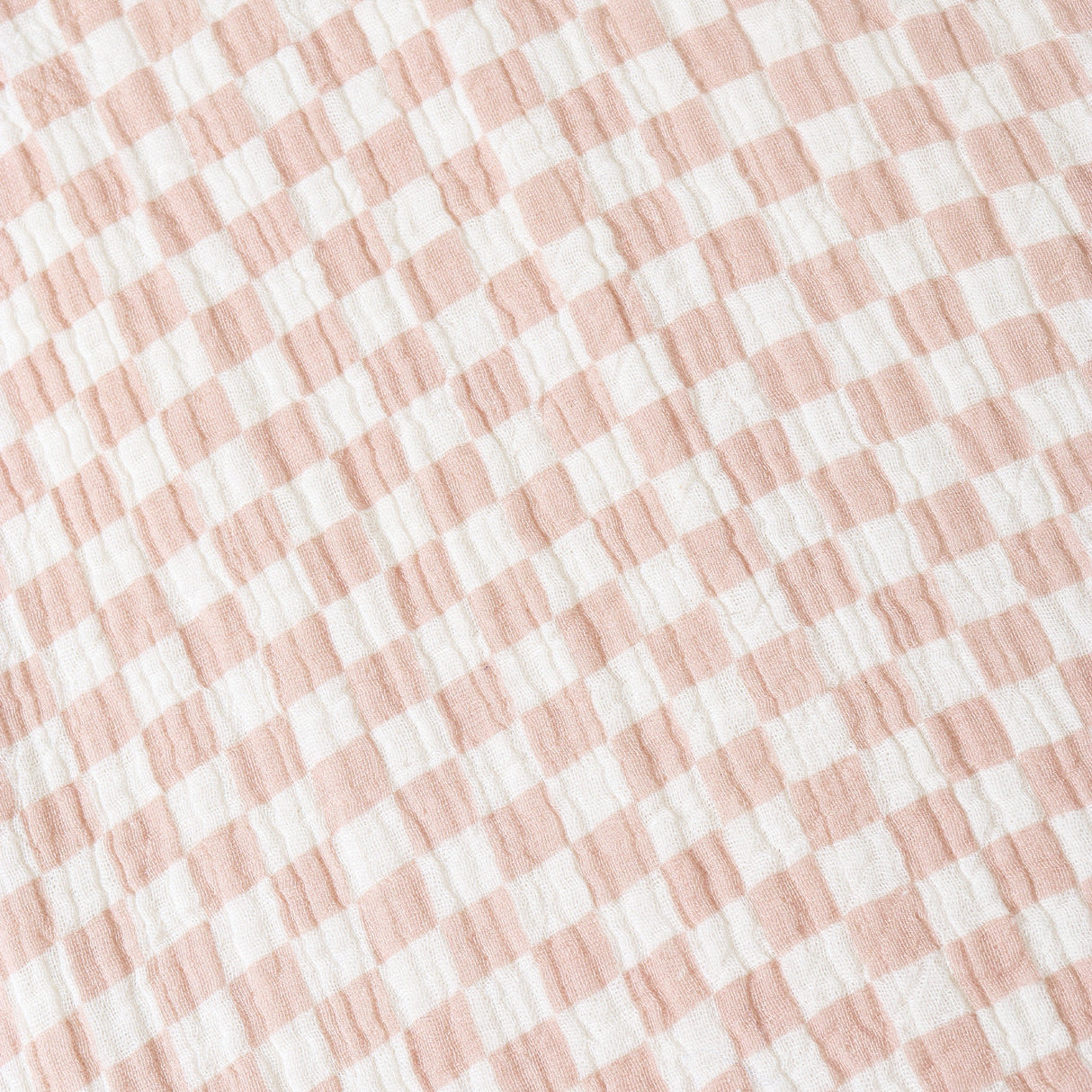 Organic Buttoned Jumpsuit - Brick Checks