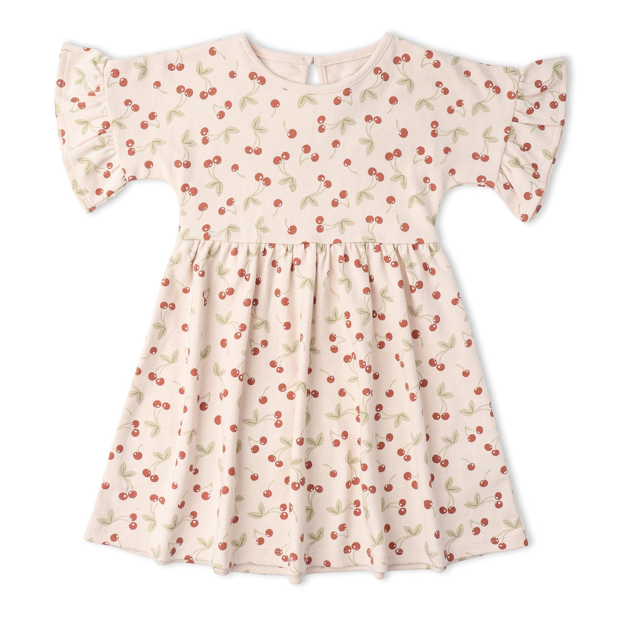 Organic Dolman Sleeve Dress - Cherry