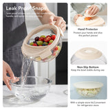 Multipurpose Glass Grater/Salad Bowl