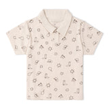 Organic Collar Tee & Shorts Set - Rodeo