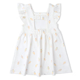 Organic Cutout Back Dress - Ice Cream