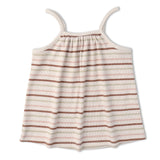 Organic Tank Top & Shorts Set - Terra Stripes