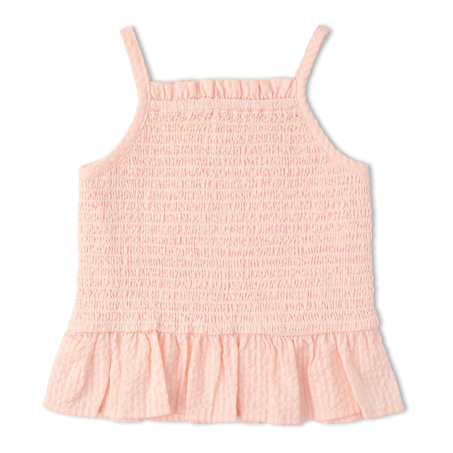 Organic Smocked Top And Bloomer Set - Blush
