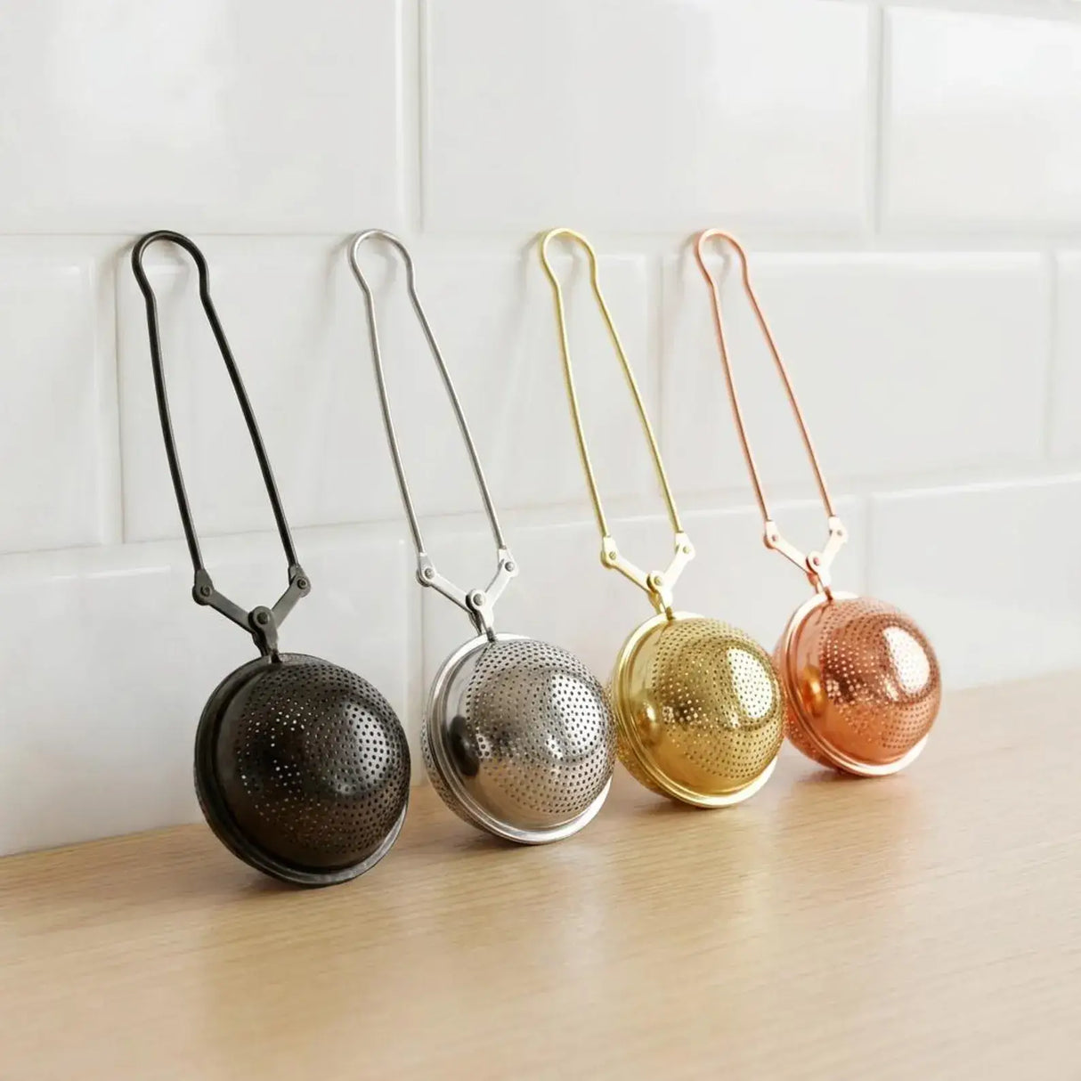 Stainless Steel Tea Strainer | Rose Gold