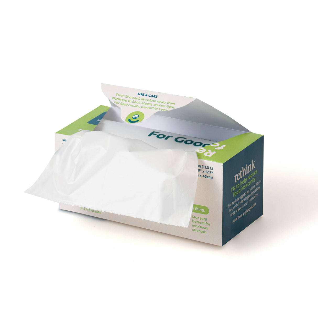 For Good Compostable Kitchen Trash Bags - 13 Gallons (15pk)