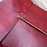 Leather-Bound Cotton Sketchbook – 185gsm Smooth Paper (A4 or A5)