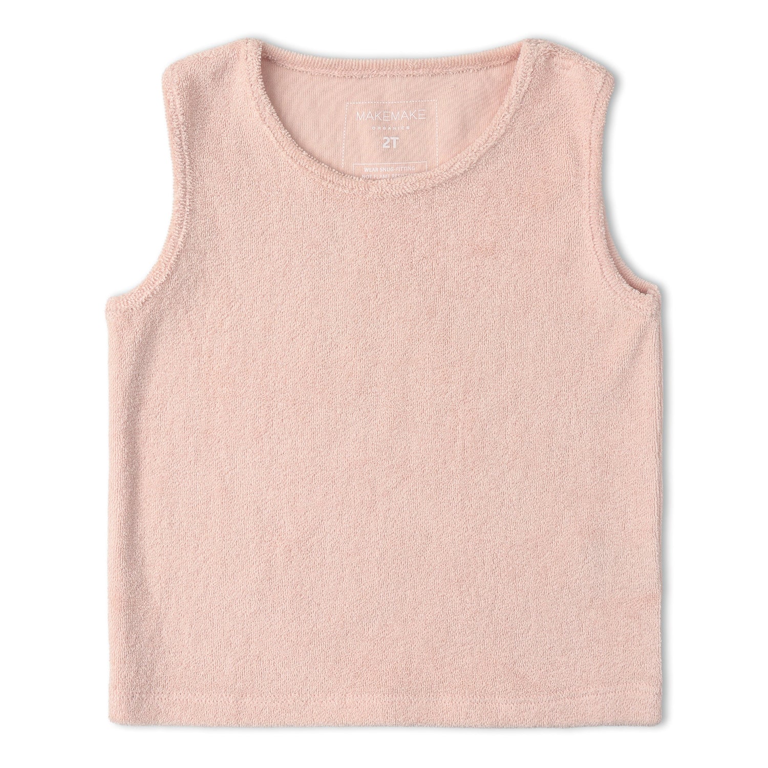 Organic Sleeveless Tee & Shorts Set - Blush