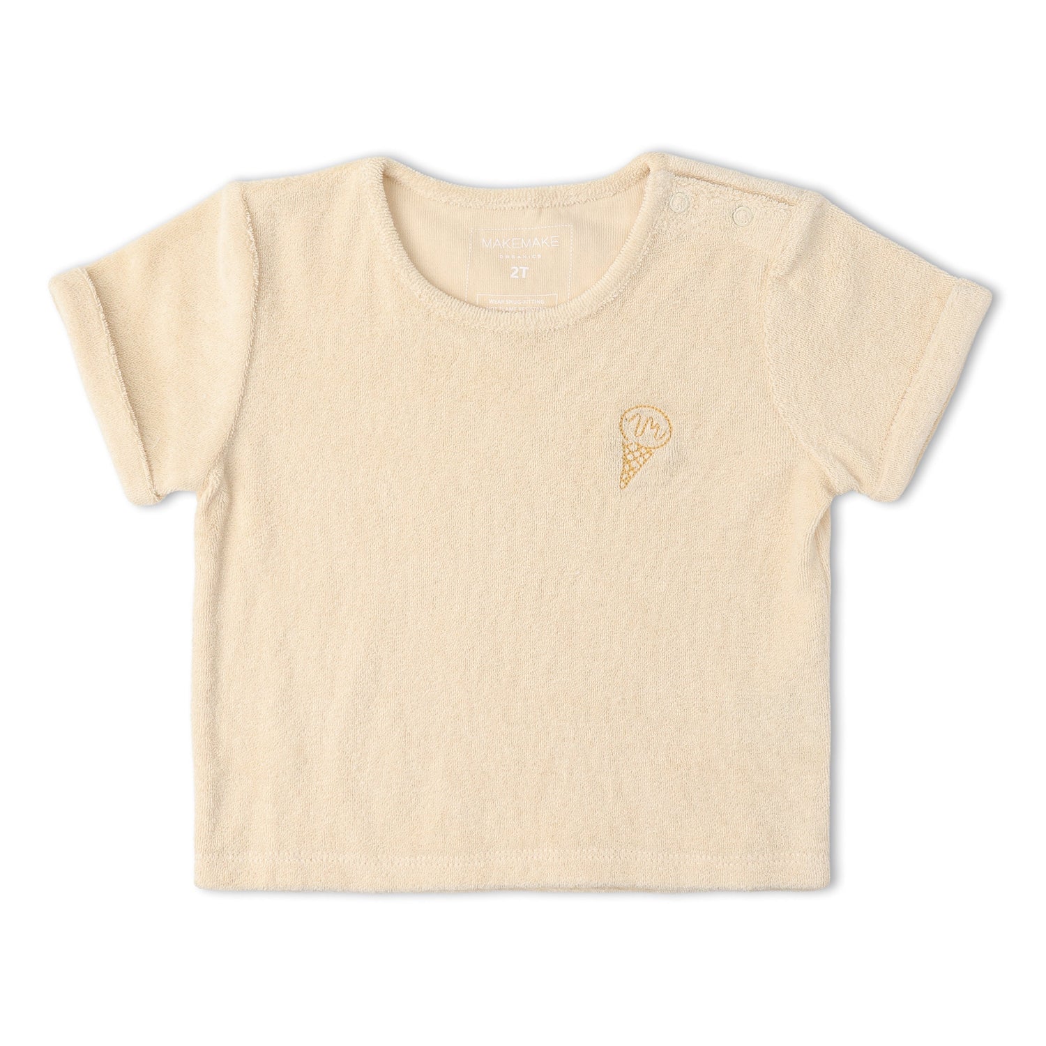 Organic Terry Tee & Shorts Set - Butter Yellow