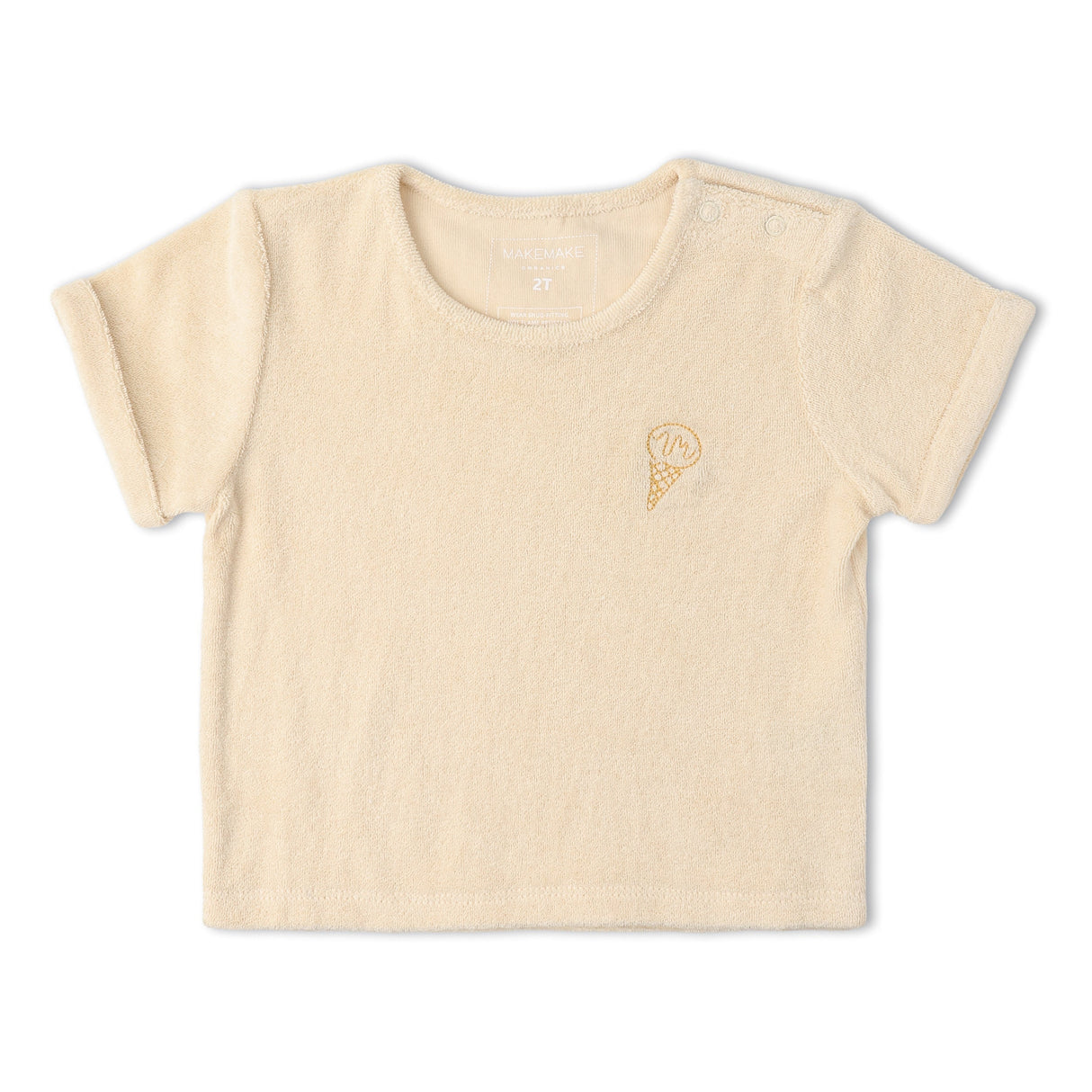 Organic Terry Tee & Shorts Set - Butter Yellow