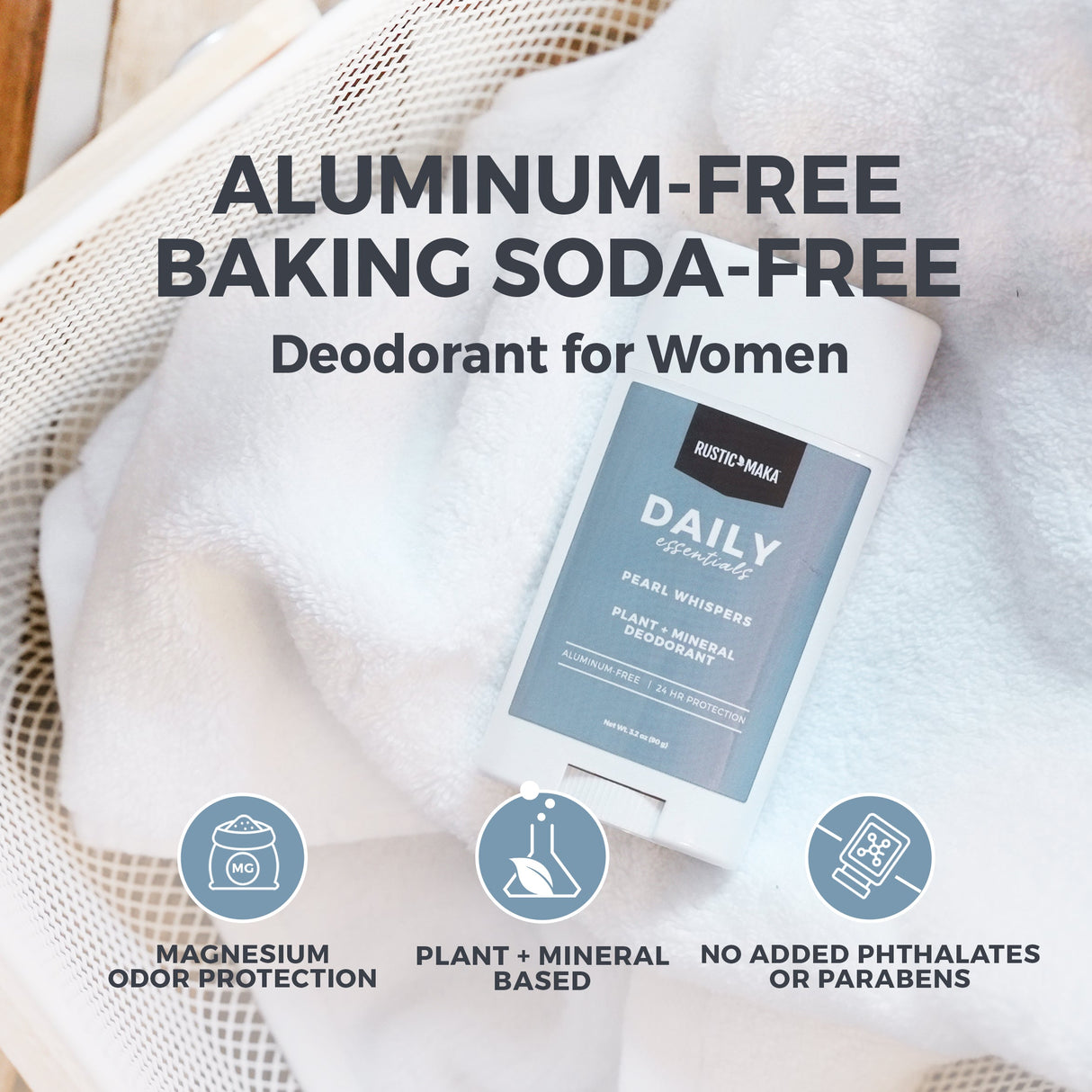 PEARL WHISPERS Plant + Mineral Deodorant