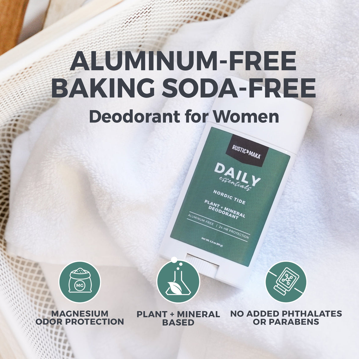 NORDIC TIDE Plant + Mineral Deodorant